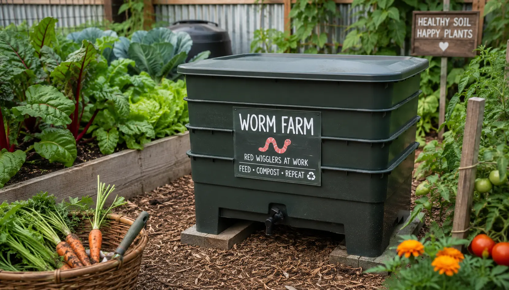 How to Make Your Own Worm Farm at Home