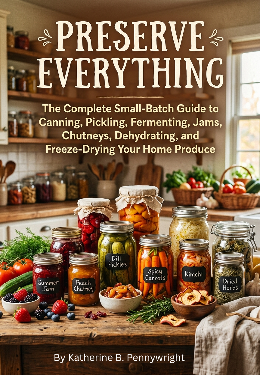 Preserve Everything: The Complete Small-Batch Guide to Canning, Pickling, Fermenting, Jams, Chutneys, Dehydrating, and Freeze-Drying Your Home Produce
